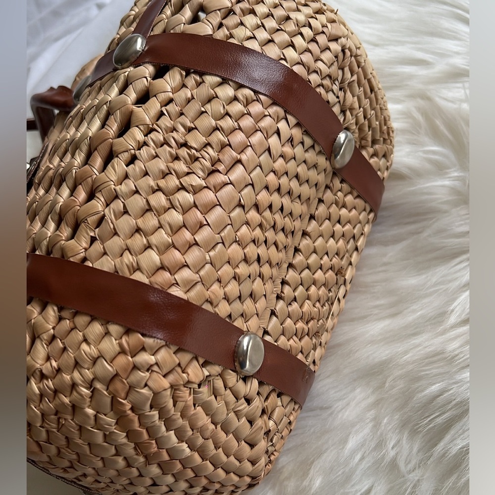 Wicker Basket Handbag - Picture 5 of 12